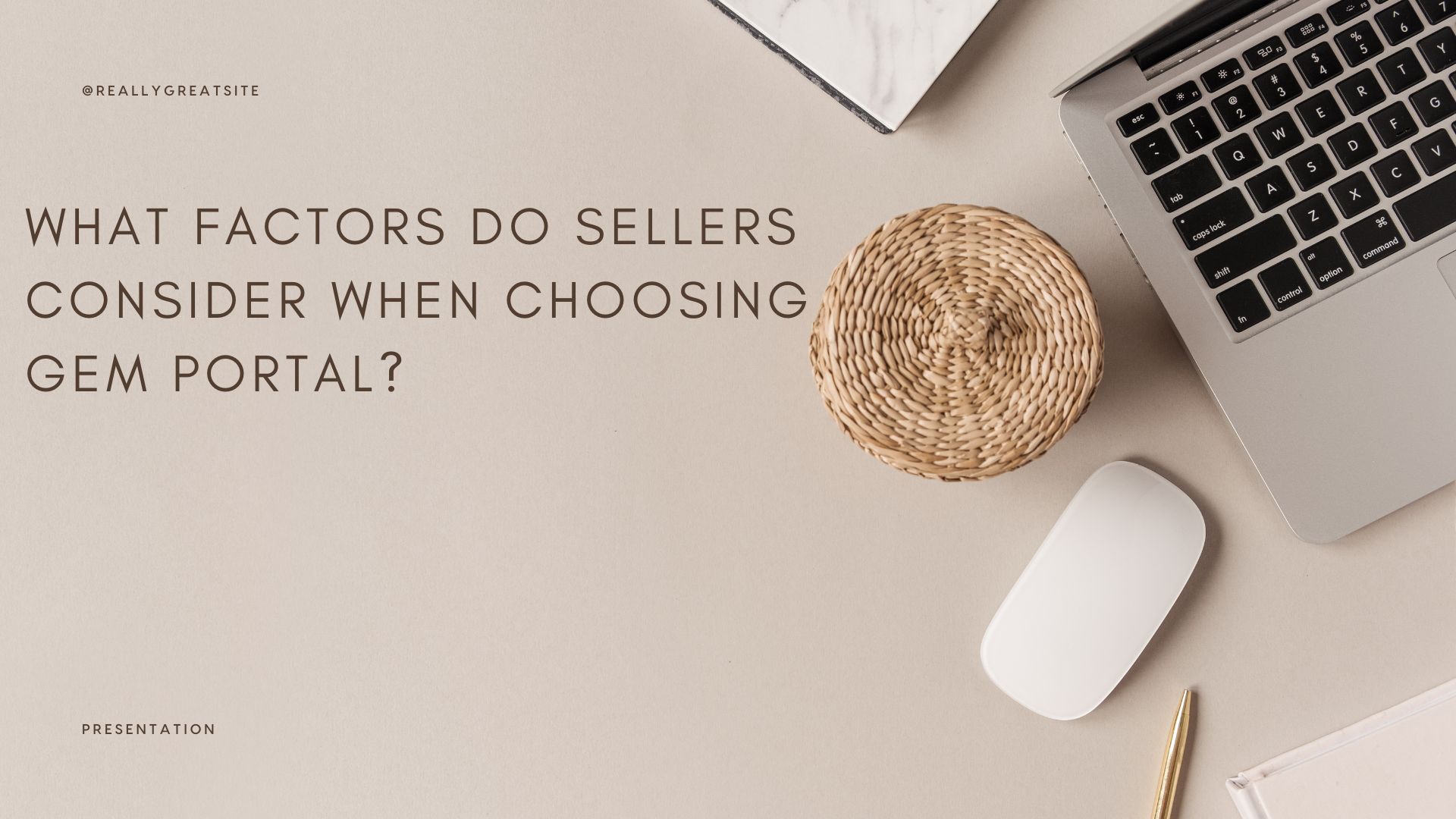 What factors do sellers consider when choosing GeM Portal
